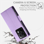 DF-010 For Xiaomi Redmi Note 13 Pro 5G  /  Poco X6 5G Case Leather Wallet Cover Dual Magnetic Clasps
