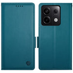 DF-010 For Xiaomi Redmi Note 13 Pro 5G  /  Poco X6 5G Case Leather Wallet Cover Dual Magnetic Clasps
