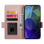 DF-010 For Xiaomi Redmi Note 13 4G Wallet Case Anti-Scratch Leather Phone Cover