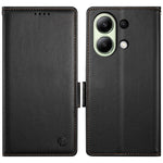 DF-010 For Xiaomi Redmi Note 13 4G Wallet Case Anti-Scratch Leather Phone Cover