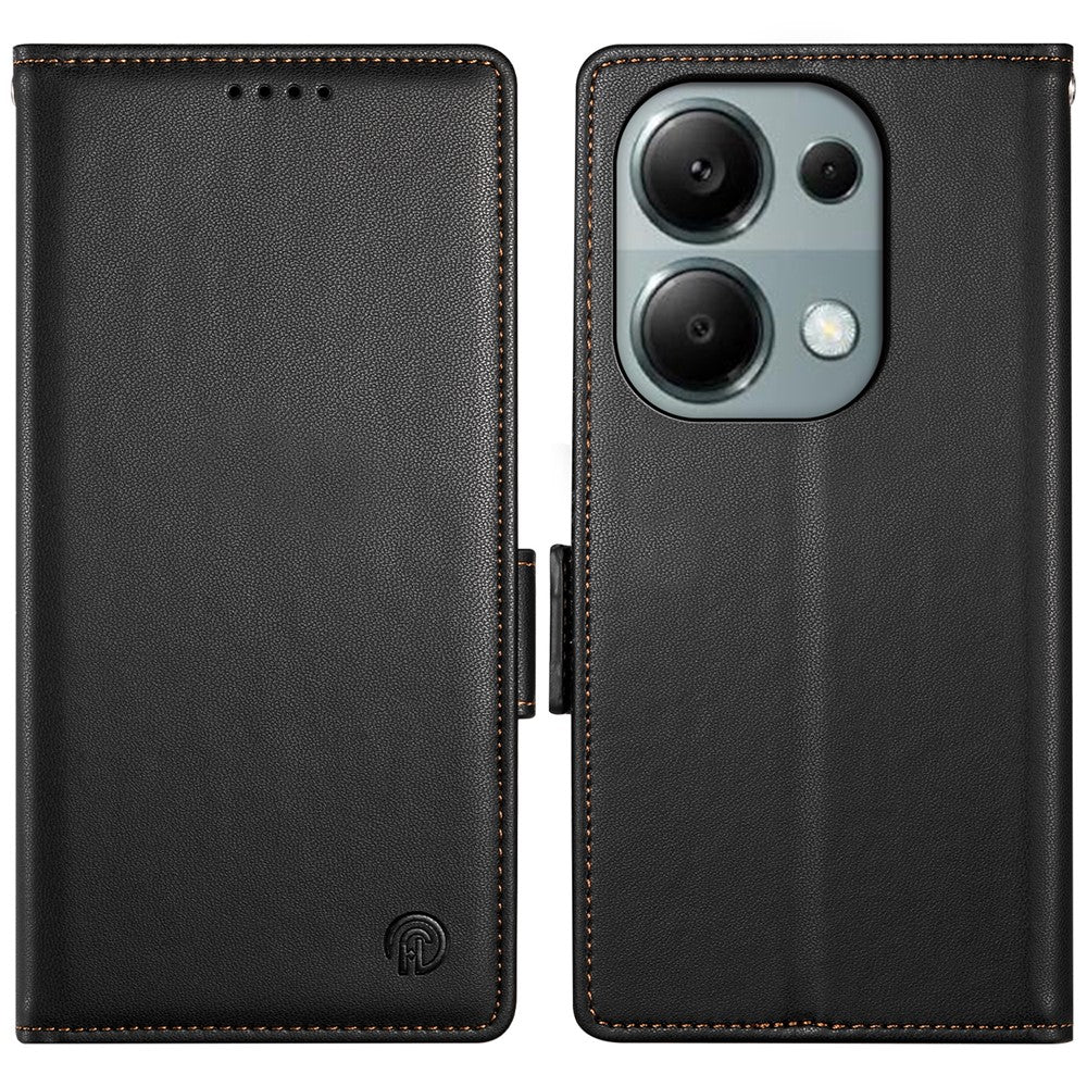 DF-010 For Xiaomi Redmi Note 13 Pro 4G / Poco M6 Pro 4G Case Folio Stand Leather Phone Cover
