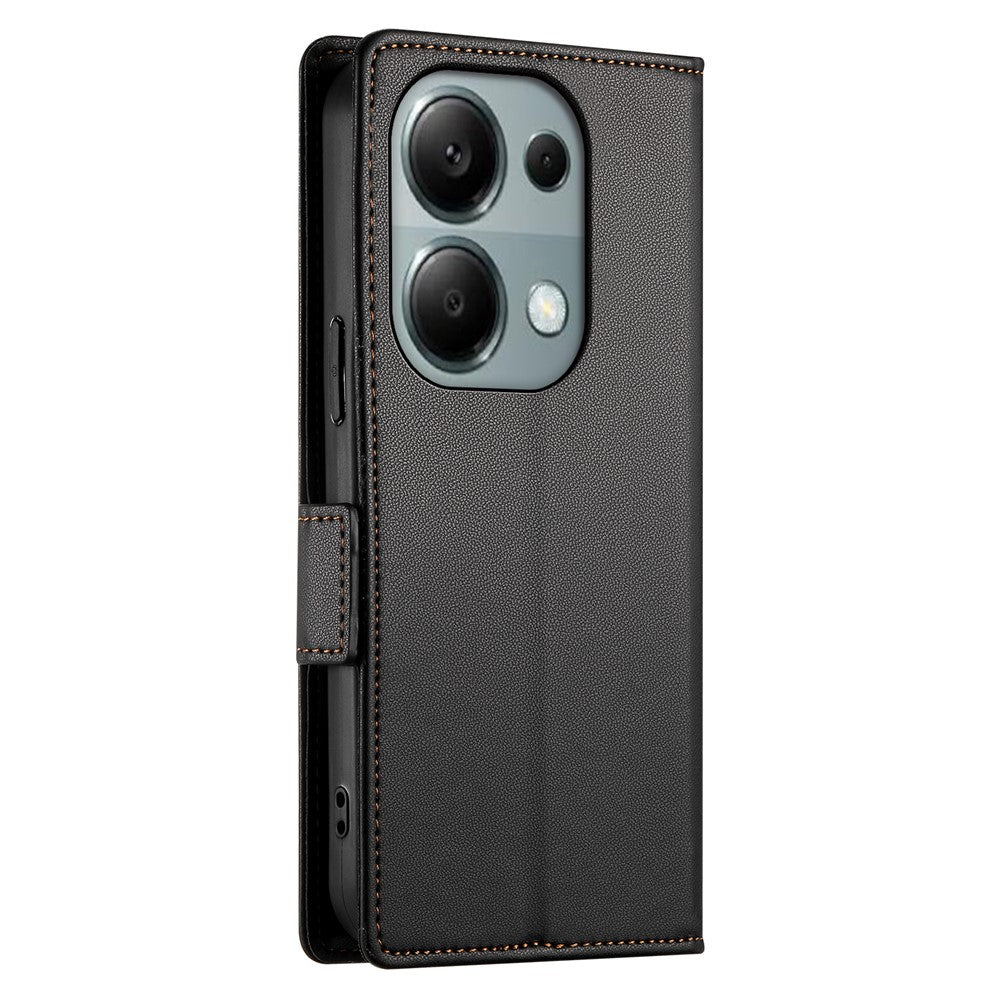 DF-010 For Xiaomi Redmi Note 13 Pro 4G / Poco M6 Pro 4G Case Folio Stand Leather Phone Cover