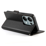 DF-010 For Xiaomi Redmi Note 13 Pro 4G / Poco M6 Pro 4G Case Folio Stand Leather Phone Cover