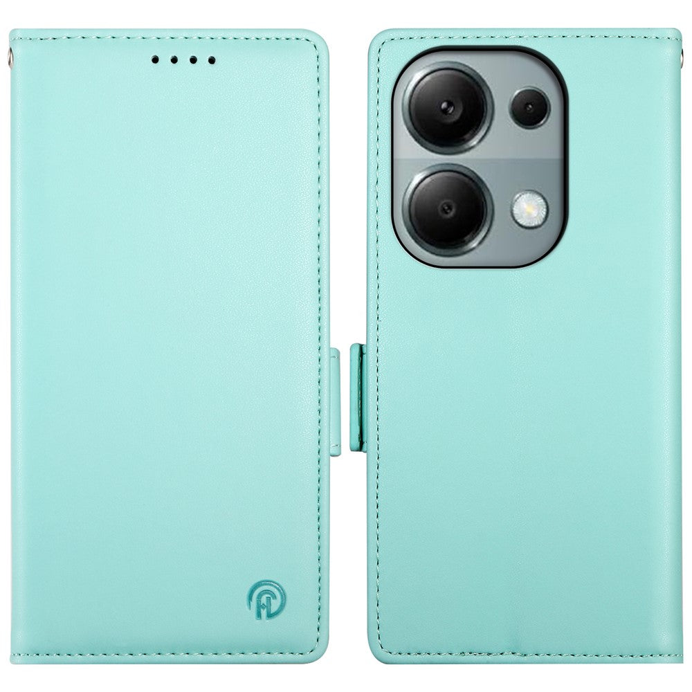 DF-010 For Xiaomi Redmi Note 13 Pro 4G / Poco M6 Pro 4G Case Folio Stand Leather Phone Cover