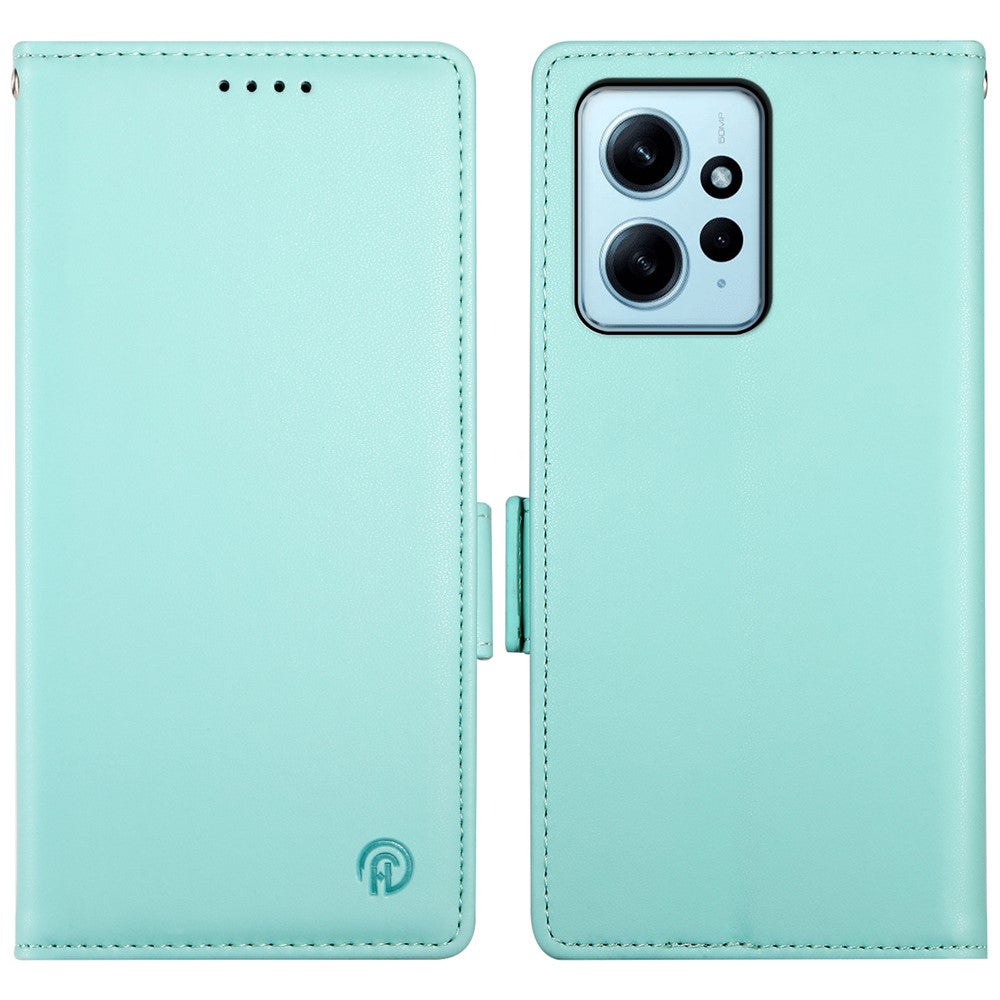 DF-010 For Xiaomi Redmi Note 12 4G Case Shockproof Leather Phone Cover