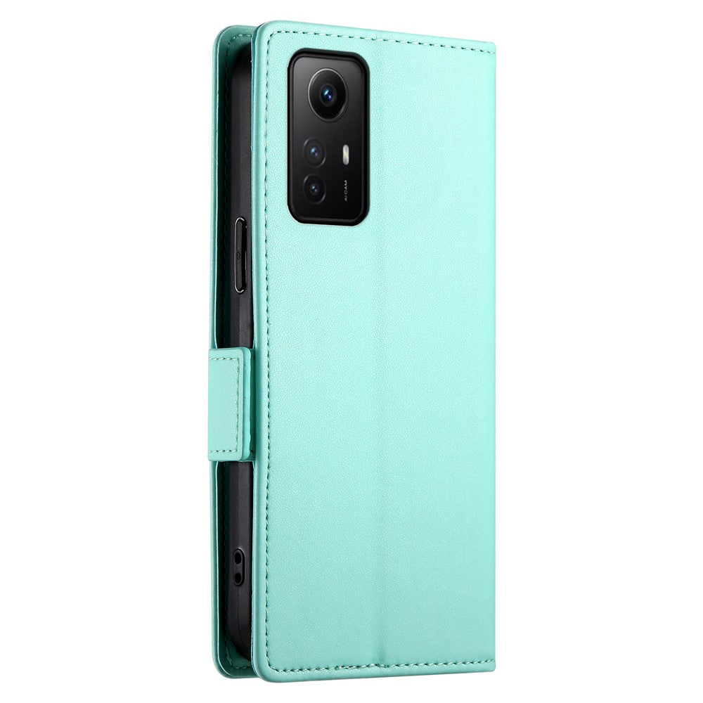 DF-010 For Xiaomi Redmi Note 12S 4G Case Stand Magnetic Clasp Leather Phone Cover