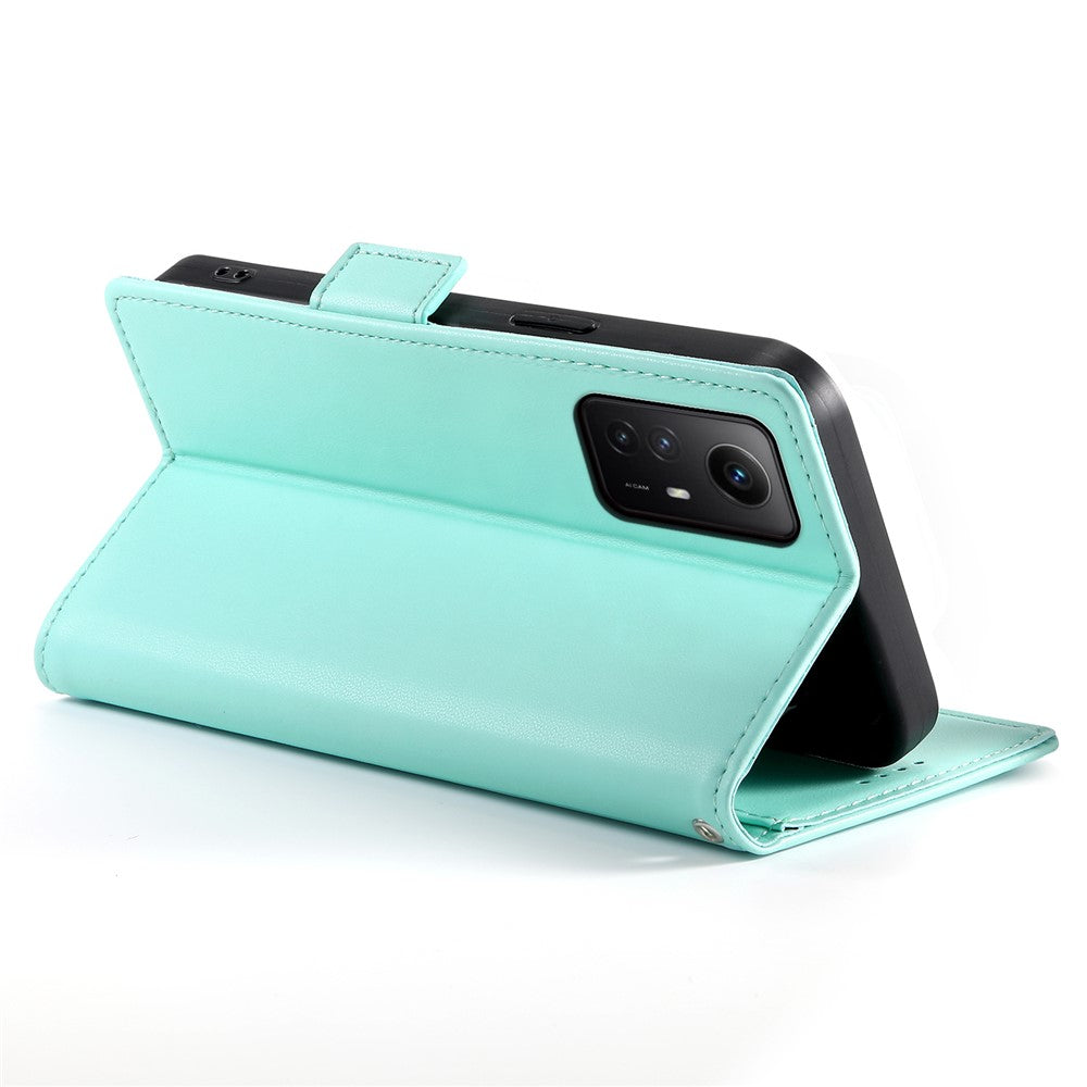 DF-010 For Xiaomi Redmi Note 12S 4G Case Stand Magnetic Clasp Leather Phone Cover