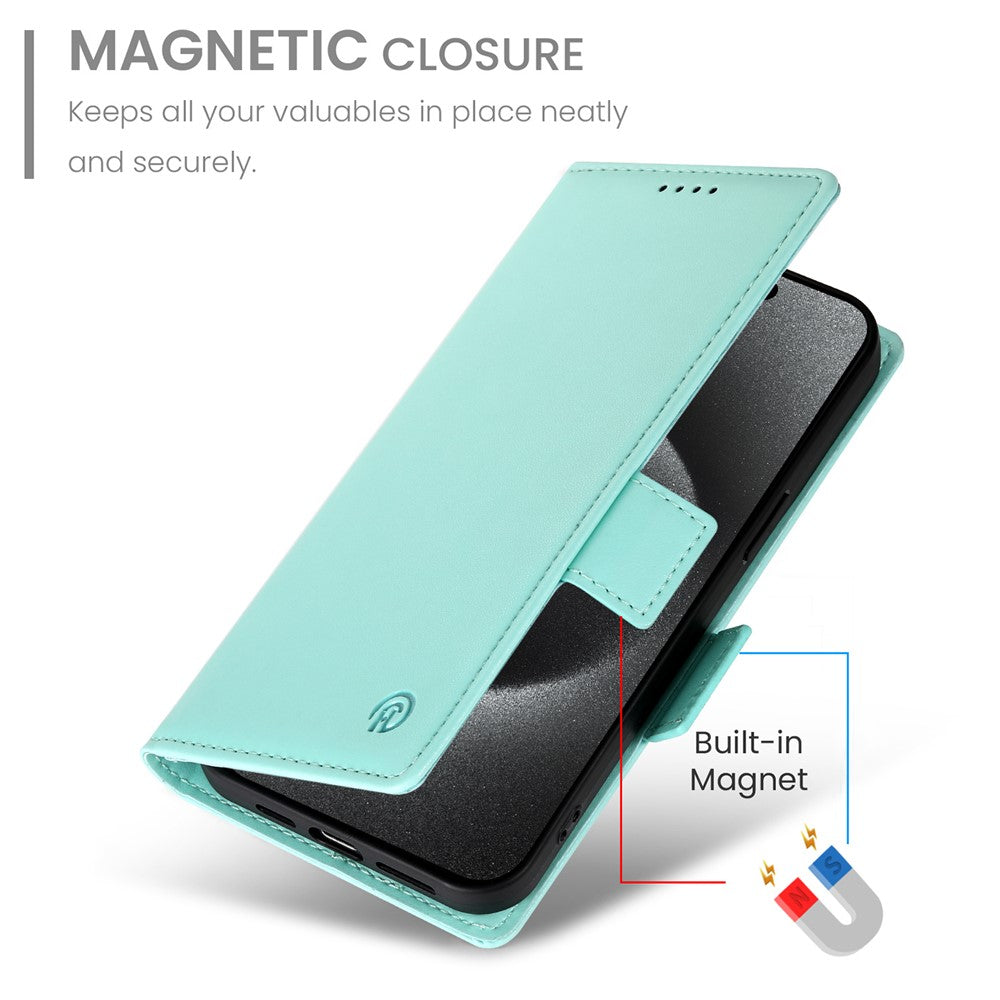 DF-010 For Xiaomi Redmi Note 12S 4G Case Stand Magnetic Clasp Leather Phone Cover
