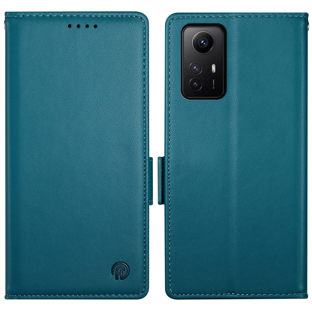 DF-010 For Xiaomi Redmi Note 12S 4G Case Stand Magnetic Clasp Leather Phone Cover