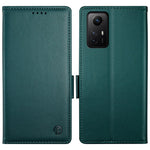 DF-010 För Xiaomi Redmi Note 12S 4G Skal Stativ Magnetiskt Spänne Lädermobilskal