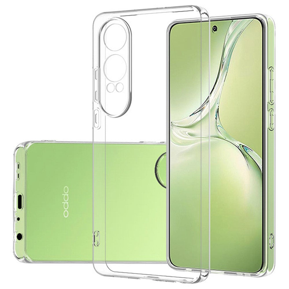 OnePlus Nord CE4 Lite 5G / Oppo K12x 5G (Kina)-cover, ultratyndt, transparent, blødt TPU-mobilcover