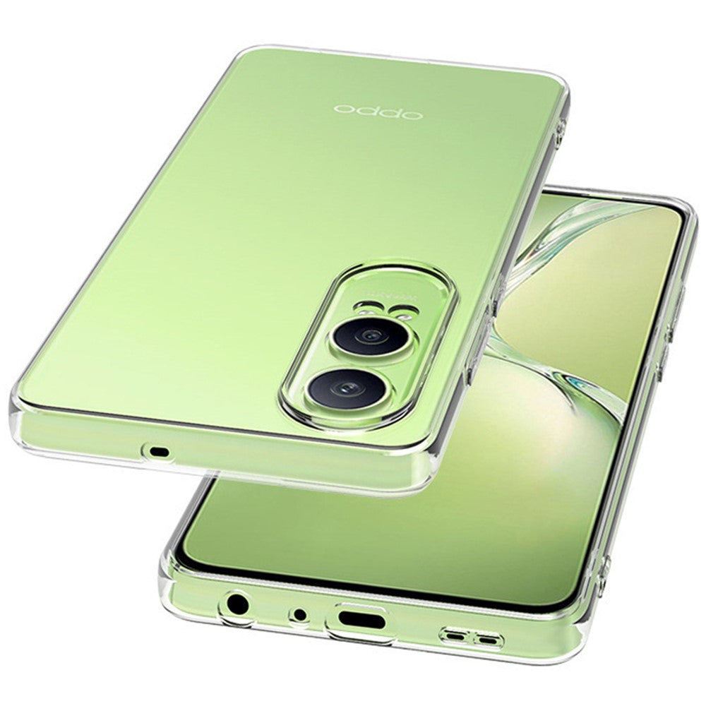 OnePlus Nord CE4 Lite 5G / Oppo K12x 5G (Kina)-cover, ultratyndt, transparent, blødt TPU-mobilcover