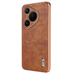 AZNS For Huawei Pura 70 Slim Case Crocodile Texture Leather + TPU Phone Cover
