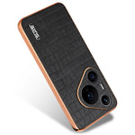 AZNS För Huawei Pura 70 Pro / Pura 70 Pro+ Skal PU-läderbelagt TPU-galvaniserat mobilskal