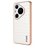 AZNS För Huawei Pura 70 Pro / Pura 70 Pro+ Skal PU-läderbelagt TPU-galvaniserat mobilskal