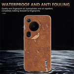 AZNS For Huawei Pura 70 Ultra Case Leather Electroplating Phone Cover Crocodile Pattern Textured