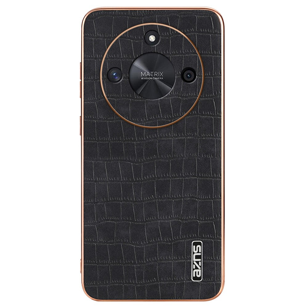 AZNS For Honor X50 5G / X50 Pro 5G / X50 GT 5G Skal Krokodilstruktur Läder + TPU Mobilskal