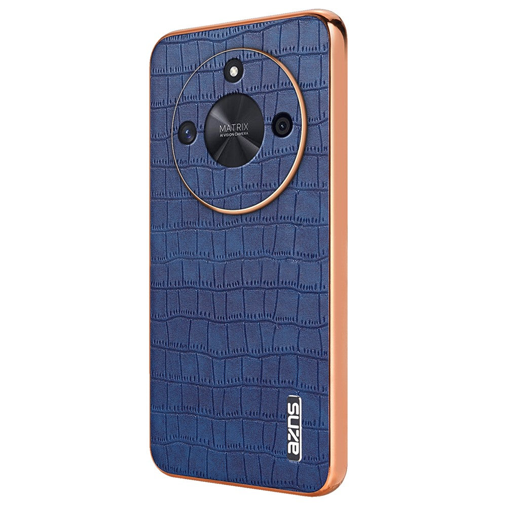AZNS For Honor X50 5G / X50 Pro 5G / X50 GT 5G Skal Krokodilstruktur Läder + TPU Mobilskal