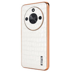 AZNS For Honor X50 5G / X50 Pro 5G / X50 GT 5G Skal Krokodilstruktur Läder + TPU Mobilskal
