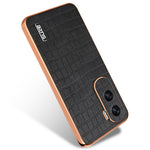 AZNS For Honor X50i 5G / 90 Lite 5G Case Electroplating PU Leather Coated TPU Phone Back Cover