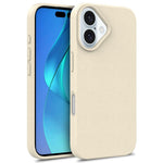 For iPhone 16 Case Biodegradable Wheat Straw+TPU Hybrid Phone Cover
