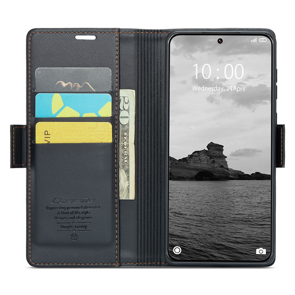 CASEME 023-serien för Xiaomi 14 Ultra-skal med RFID-blockerande glansigt stativ och mobilskydd