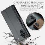CASEME 023 Series For Xiaomi Redmi Note 13 Pro+ 5G Leather Case Glossy Phone Cover RFID Blocking