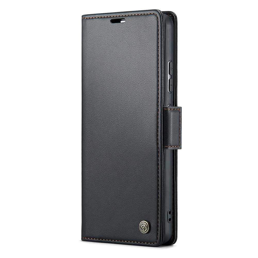 CASEME 023 Series For Xiaomi Redmi Note 13 Pro+ 5G Leather Case Glossy Phone Cover RFID Blocking