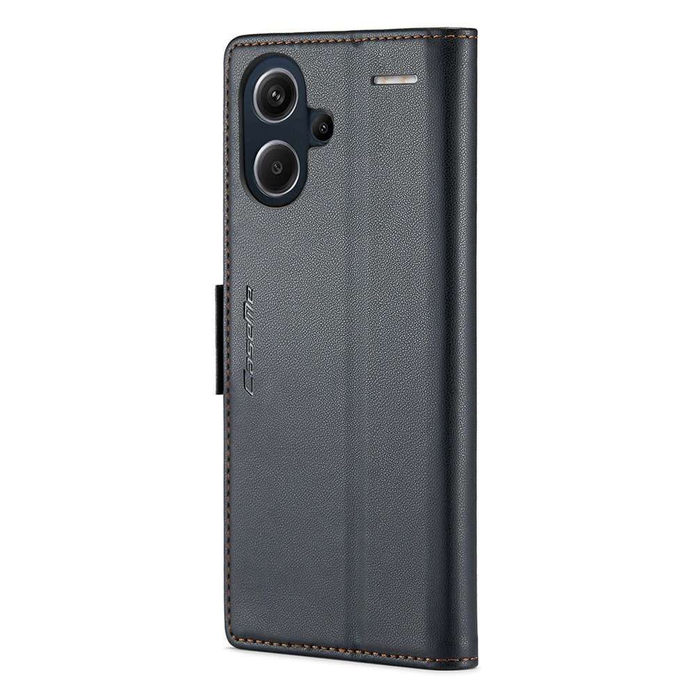 CASEME 023 Series For Xiaomi Redmi Note 13 Pro+ 5G Leather Case Glossy Phone Cover RFID Blocking