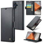 CASEME 023 Series For Xiaomi Redmi Note 13 Pro+ 5G Leather Case Glossy Phone Cover RFID Blocking