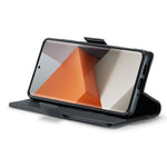 CASEME 023 Series For Xiaomi Redmi Note 13 Pro+ 5G Leather Case Glossy Phone Cover RFID Blocking