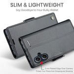 CASEME 023 Series For Xiaomi Redmi Note 13 Pro+ 5G Leather Case Glossy Phone Cover RFID Blocking
