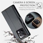 CASEME 023-serien til Xiaomi Redmi Note 13 Pro 5G / Poco X6 5G, RFID-blokerende pungetui til mobil