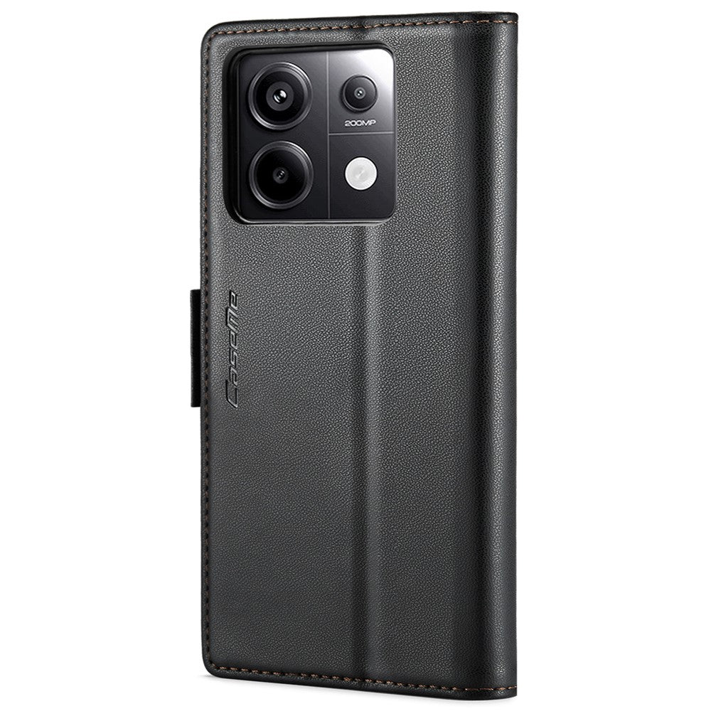 CASEME 023-serien til Xiaomi Redmi Note 13 Pro 5G / Poco X6 5G, RFID-blokerende pungetui til mobil