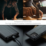 CASEME 023-serien för Xiaomi Redmi 11A 4G / 12C 4G RFID-blockerande fodral med stativ, glansigt mobilskydd