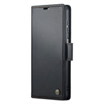 CASEME 023 Series For Samsung Galaxy A22 5G (EU Version) / F42 5G Wallet Case RFID Blocking Phone Cover