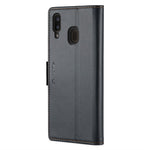 CASEME 023 Series for Samsung Galaxy A20 / A30 / M10s Glossy Case RFID Blocking Leather Phone Cover