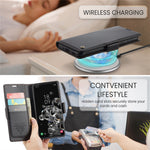 CASEME 023 Series til Samsung Galaxy S20 Ultra Etui Pung RFID Blokerende Læder Telefoncover