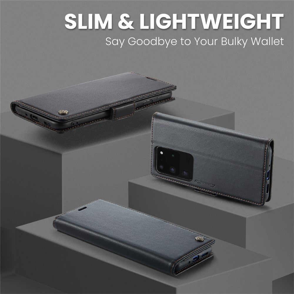 CASEME 023 Series til Samsung Galaxy S20 Ultra Etui Pung RFID Blokerende Læder Telefoncover