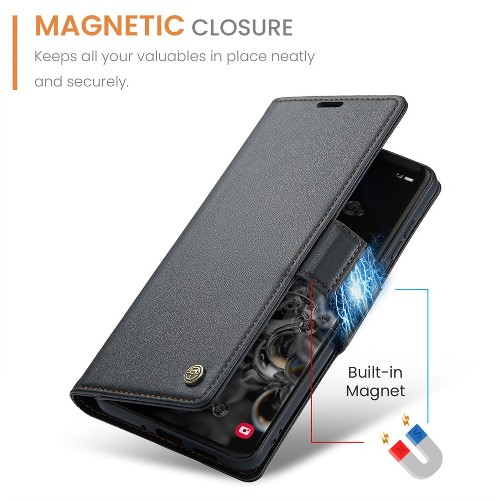 CASEME 023 Series til Samsung Galaxy S20 Ultra Etui Pung RFID Blokerende Læder Telefoncover