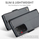 CASEME 023 Series til Samsung Galaxy S20 Ultra Etui Pung RFID Blokerende Læder Telefoncover