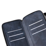 For Samsung Galaxy A04e 4G / F04 4G / M04 4G Case Zipper Leather Phone Cover 9 Card Slots