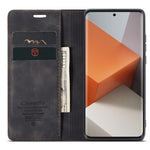 CASEME 013 Series For Xiaomi Redmi Note 13 Pro+ 5G Case Wallet Stand Flip Leather Phone Cover