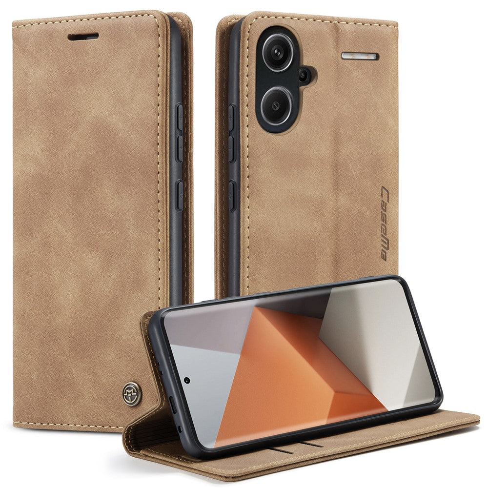 CASEME 013 Series For Xiaomi Redmi Note 13 Pro+ 5G Case Wallet Stand Flip Leather Phone Cover