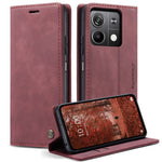 CASEME 013 Series For Xiaomi Redmi Note 13 5G Stand Case Shockproof Leather Phone Cover
