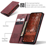 CASEME 013 Series For Xiaomi Redmi Note 13 5G Stand Case Shockproof Leather Phone Cover