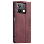 CASEME 013 Series For Xiaomi Redmi Note 13 5G Stand Case Shockproof Leather Phone Cover