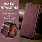 CASEME 013 Series For Xiaomi Redmi Note 13 5G Stand Case Shockproof Leather Phone Cover