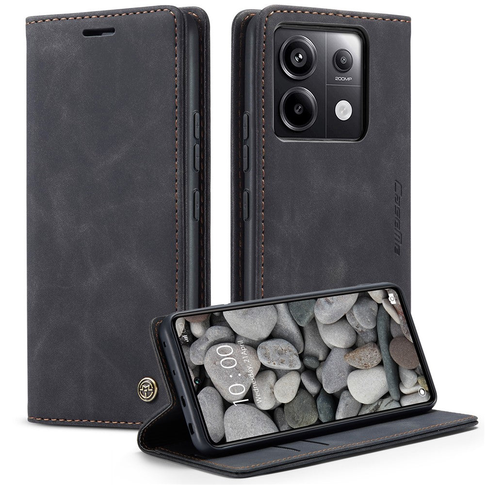 CASEME 013 Series For Xiaomi Redmi Note 13 Pro 5G / Poco X6 5G Case Leather Folio Wallet Phone Cover
