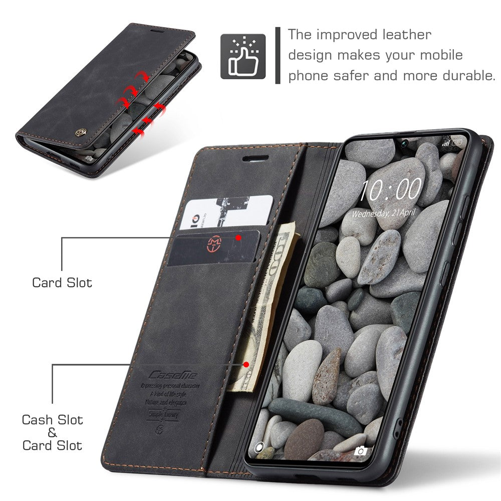 CASEME 013 Series For Xiaomi Redmi Note 13 Pro 5G / Poco X6 5G Case Leather Folio Wallet Phone Cover